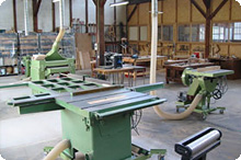 Trunk工房の木工機械